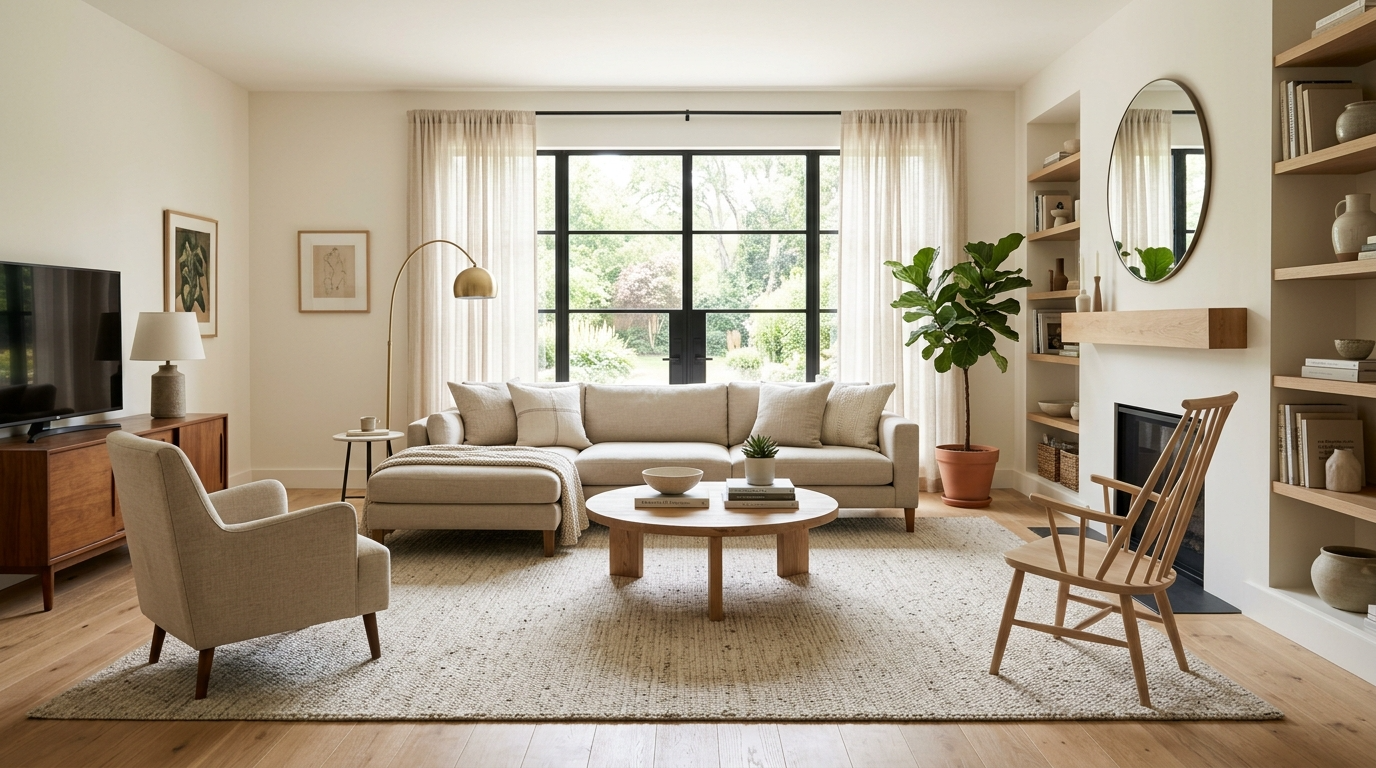 15 Beautiful Rug Placement Ideas for Every Room Layout