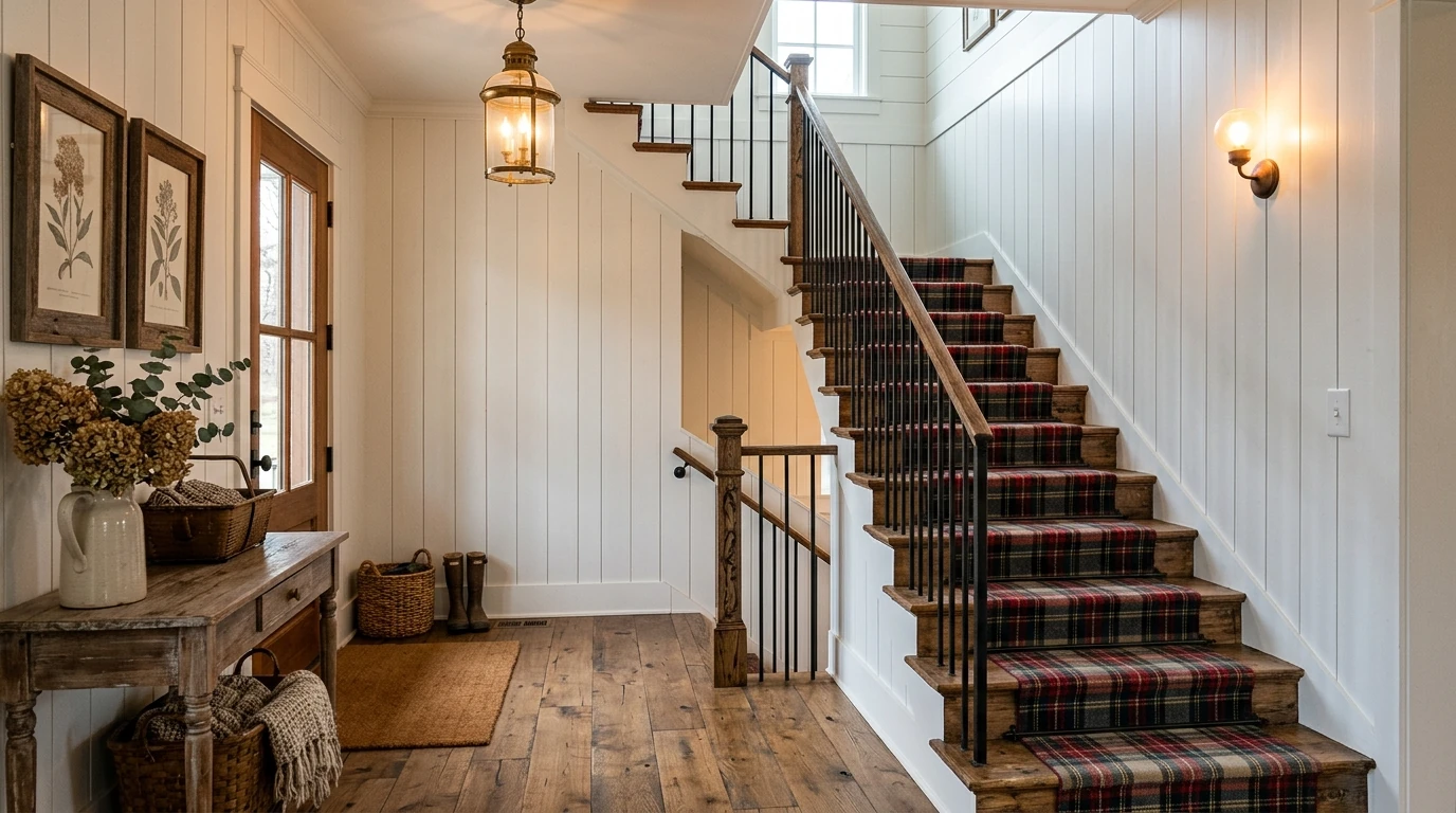 Beautiful Staircase Decor Ideas to Elevate Your Entryway idea 4