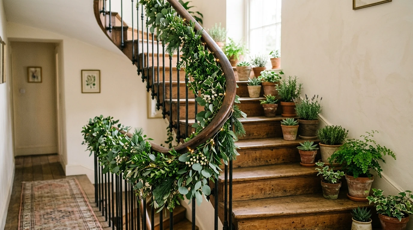 Beautiful Staircase Decor Ideas to Elevate Your Entryway idea 7