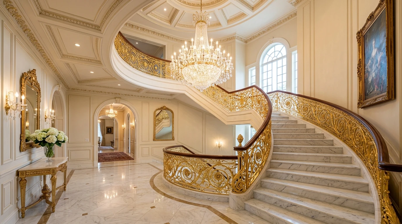 Beautiful Staircase Decor Ideas to Elevate Your Entryway idea 8