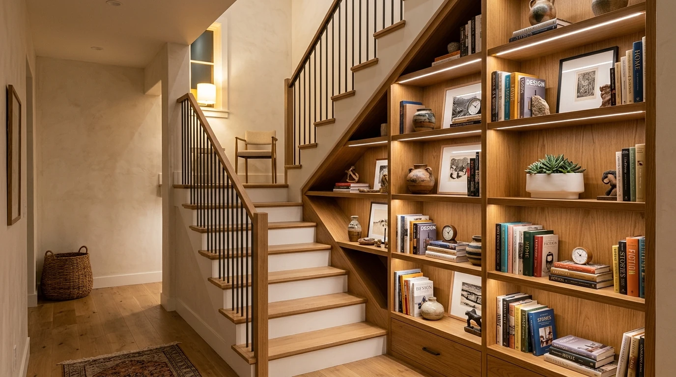 Beautiful Staircase Decor Ideas to Elevate Your Entryway idea 9