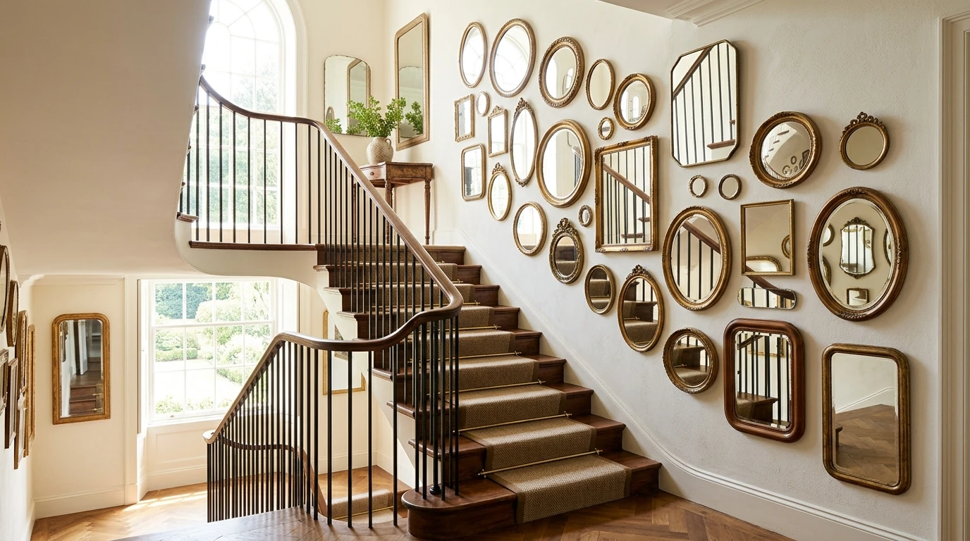 Beautiful Staircase Decor Ideas to Elevate Your Entryway idea 13