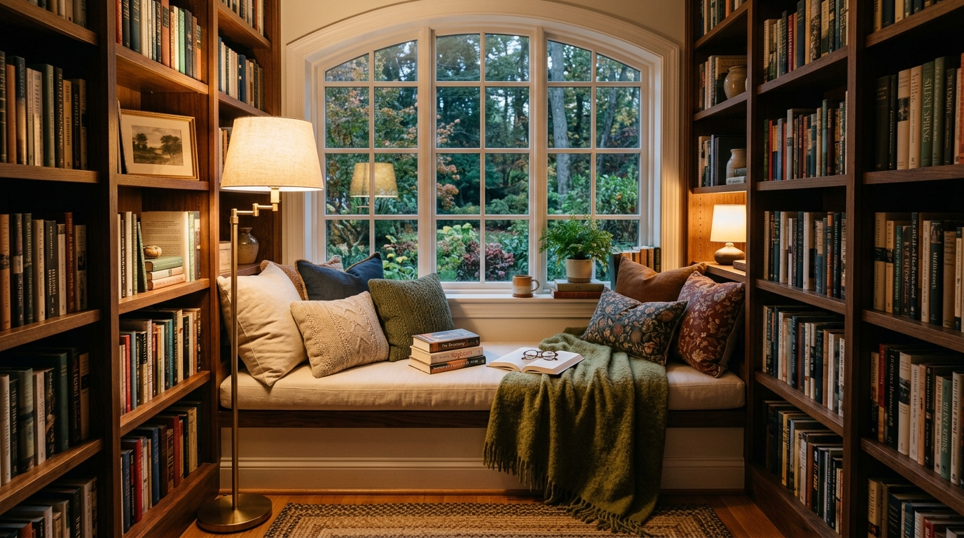 Beautiful Window Seat Ideas for Cozy Corners idea 6