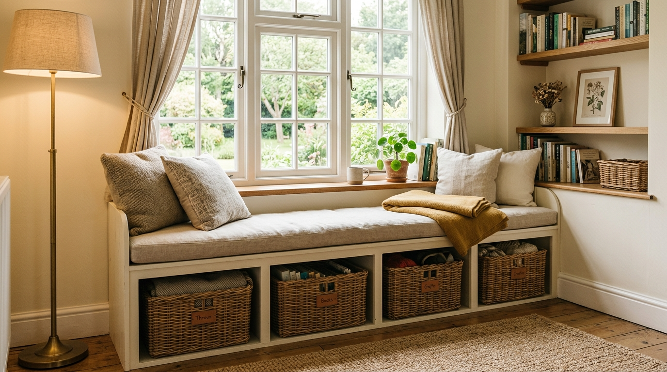 Beautiful Window Seat Ideas for Cozy Corners idea 13