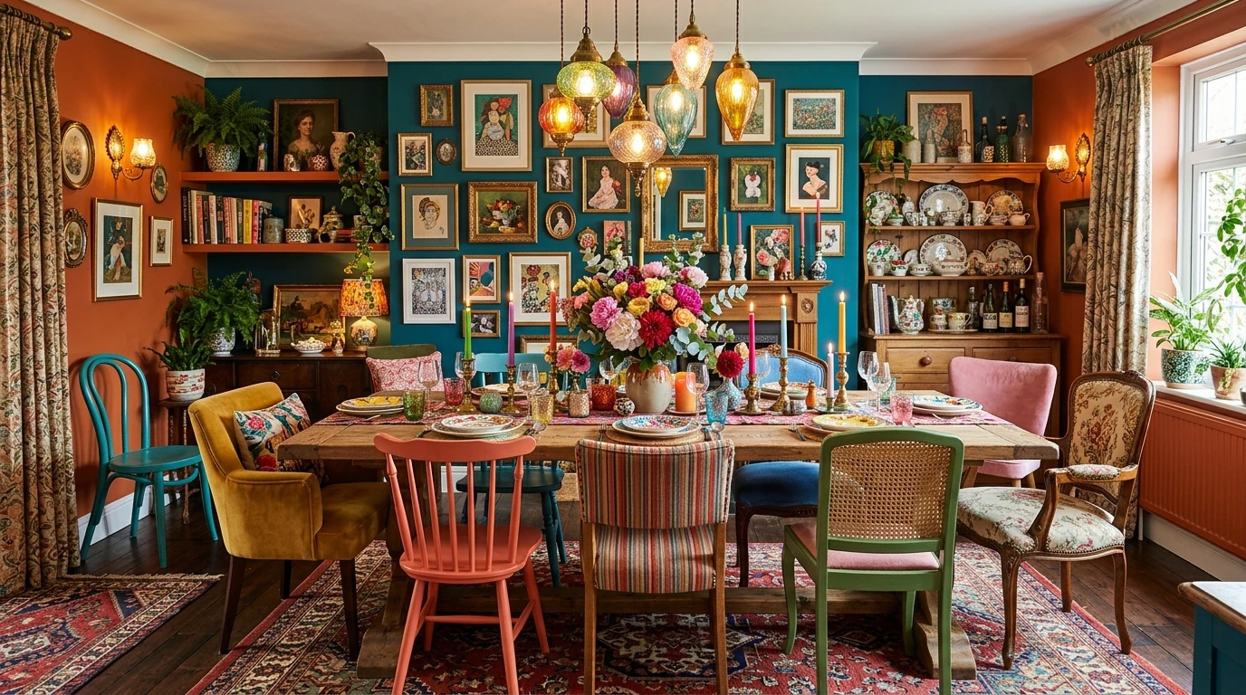 Bold Cozy Maximalism Ideas for Colorful and Vibrant Spaces idea 3