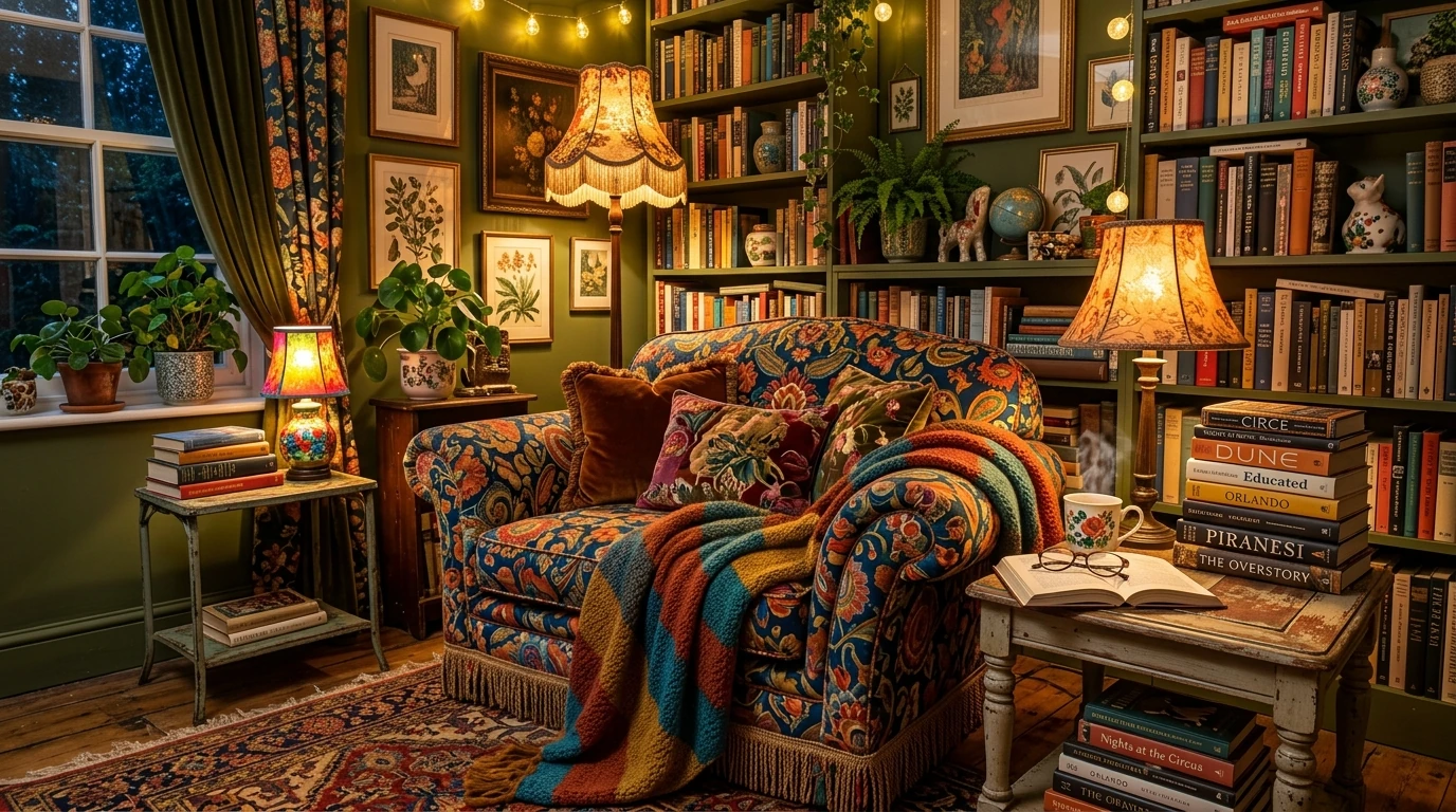 Bold Cozy Maximalism Ideas for Colorful and Vibrant Spaces idea 4