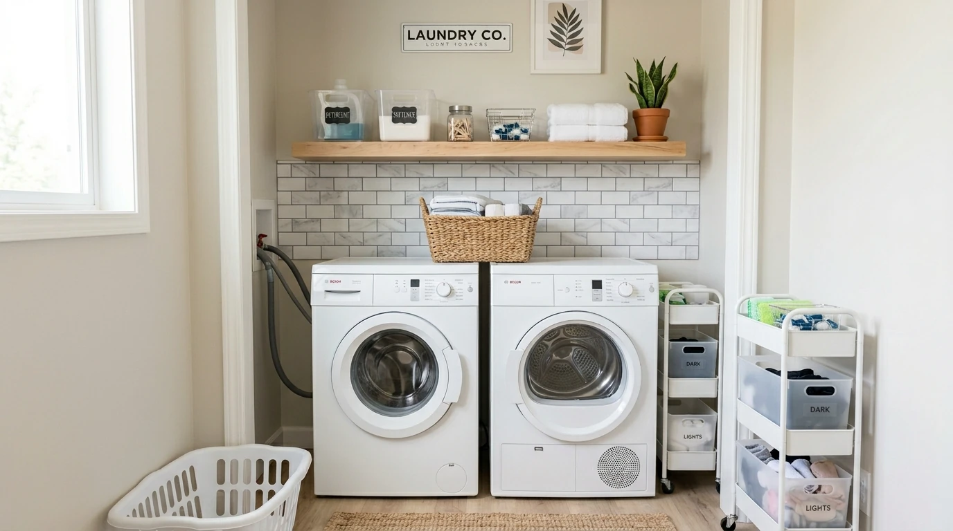 Budget small laundry makeover 2