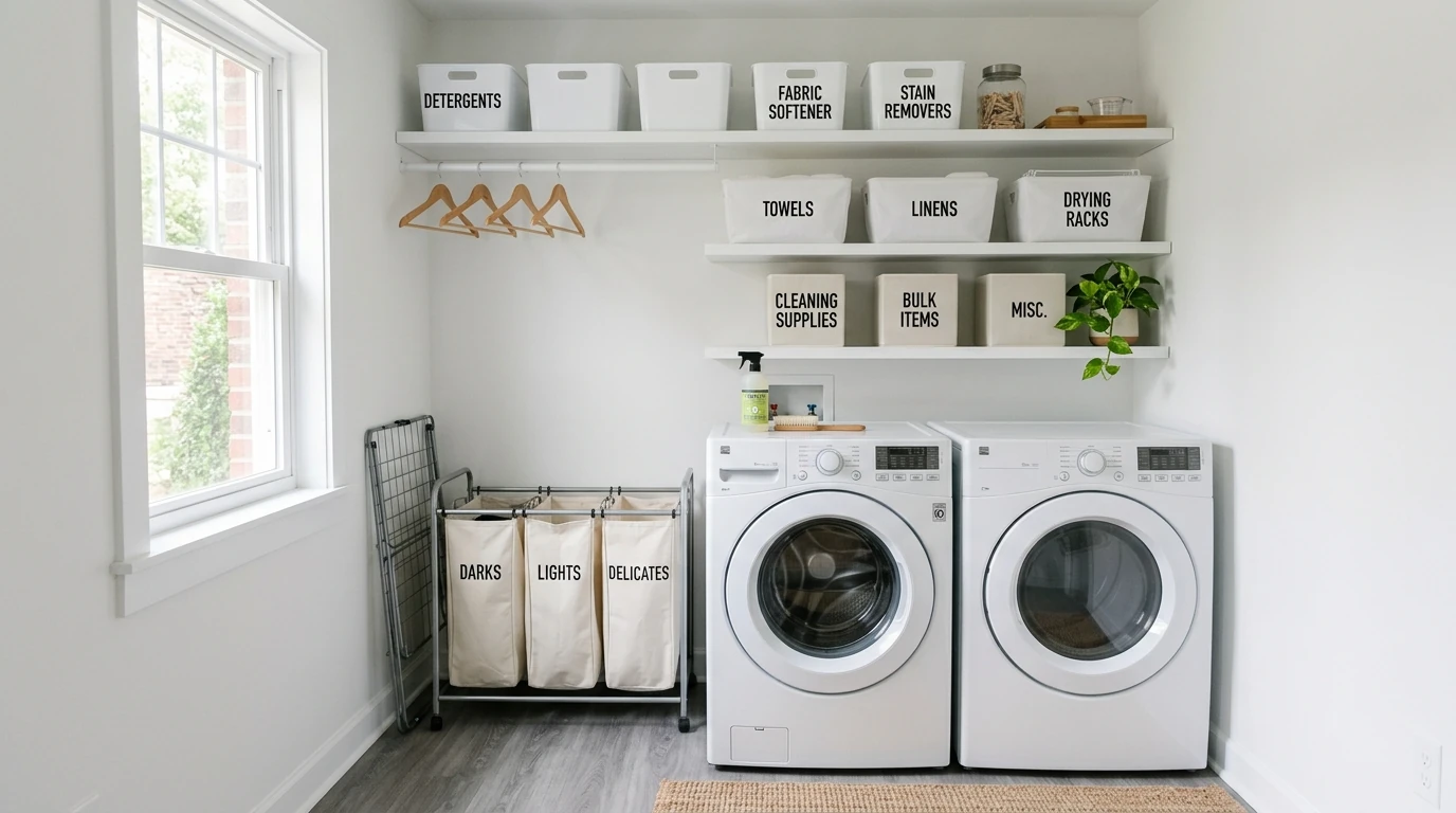 Budget small laundry makeover 10
