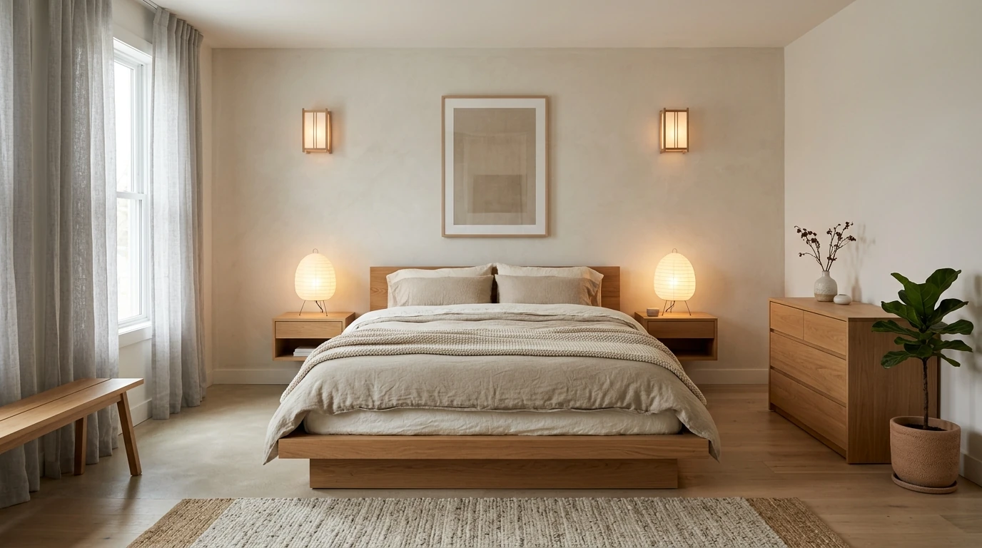 Cozy earthy bedroom idea 12