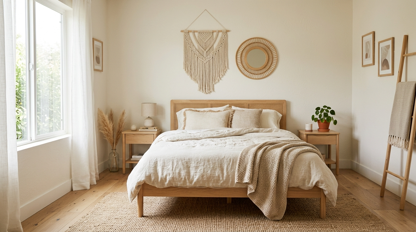 Charming Boho Bedroom Ideas for Relaxed Vibes idea 3