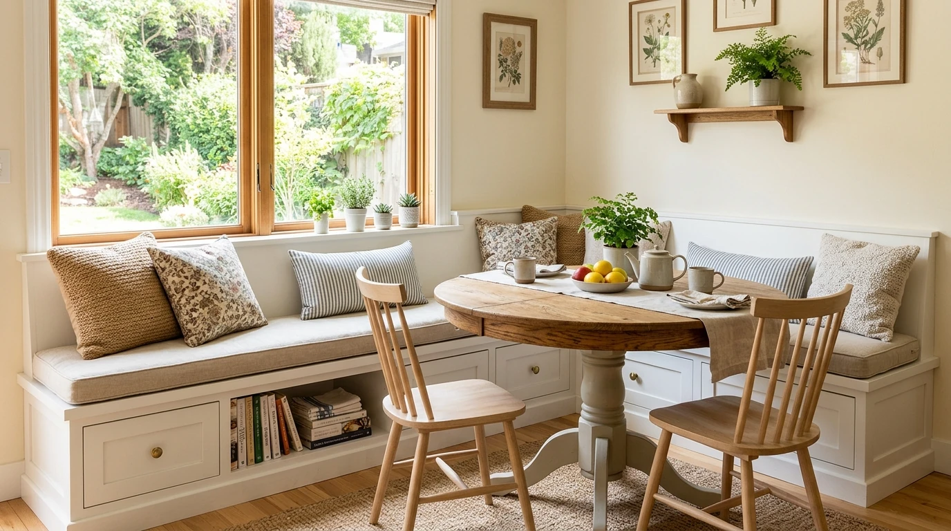 Charming Breakfast Nook Ideas for Cozy Morning Meals idea 13