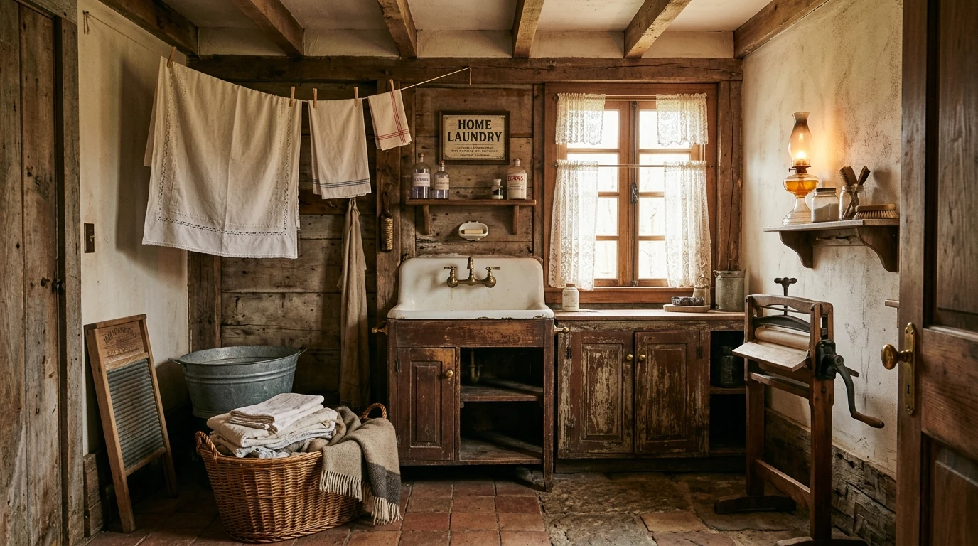 Farmhouse laundry idea 5