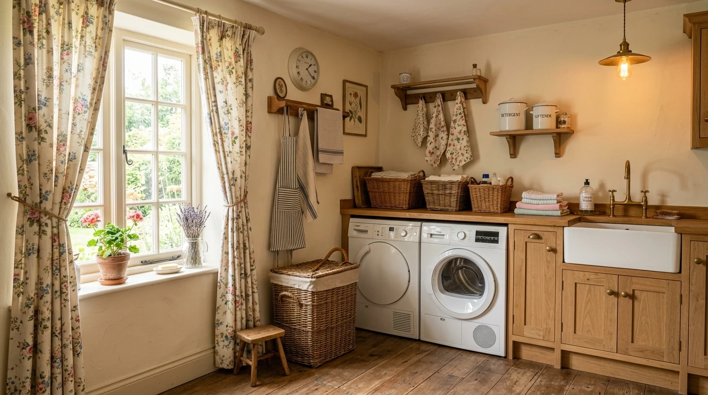 Farmhouse laundry idea 13