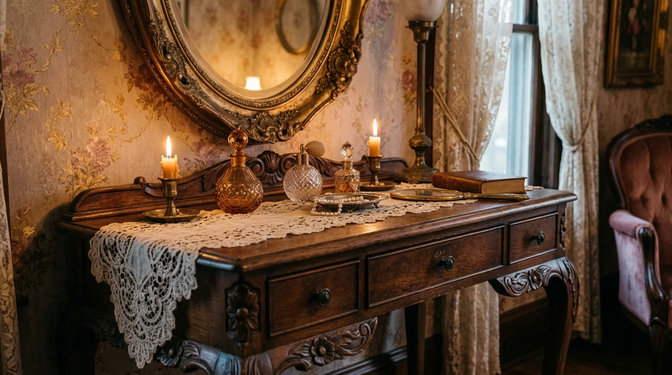 13 Charming Vintage Vanity Ideas with Old World Charm