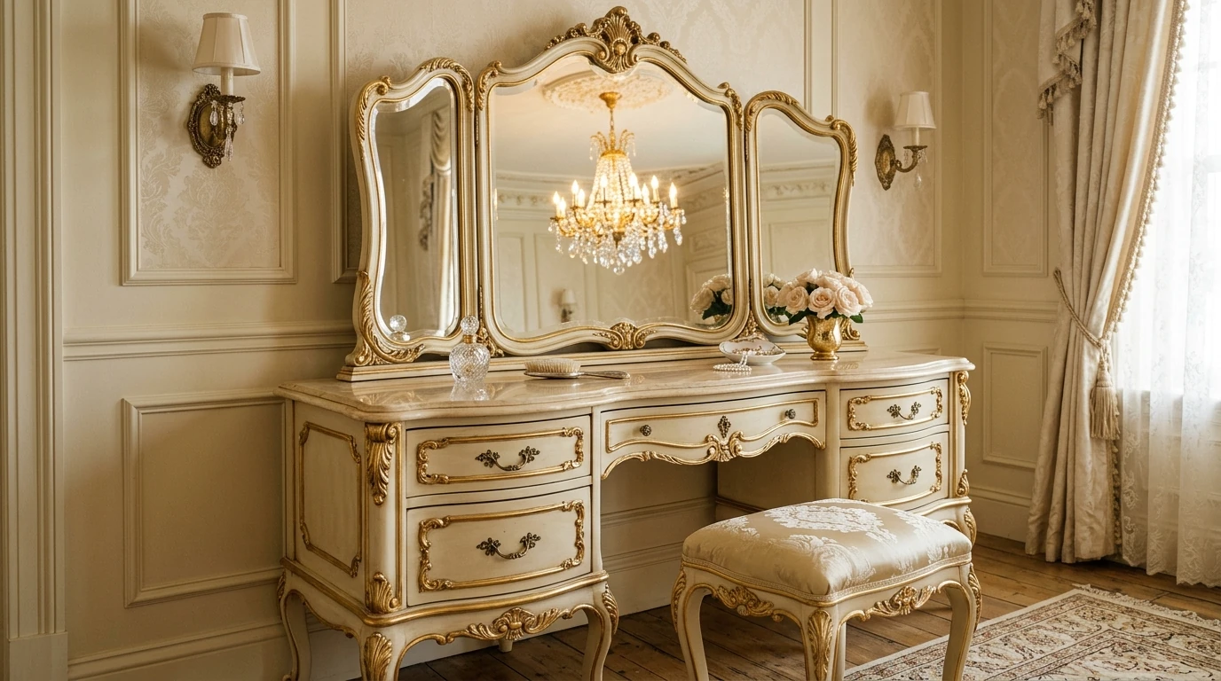 Vintage vanity idea 4