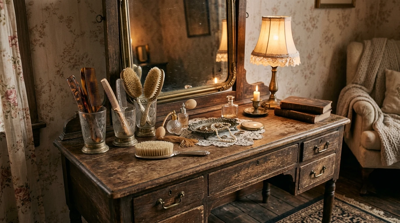 Vintage vanity idea 5