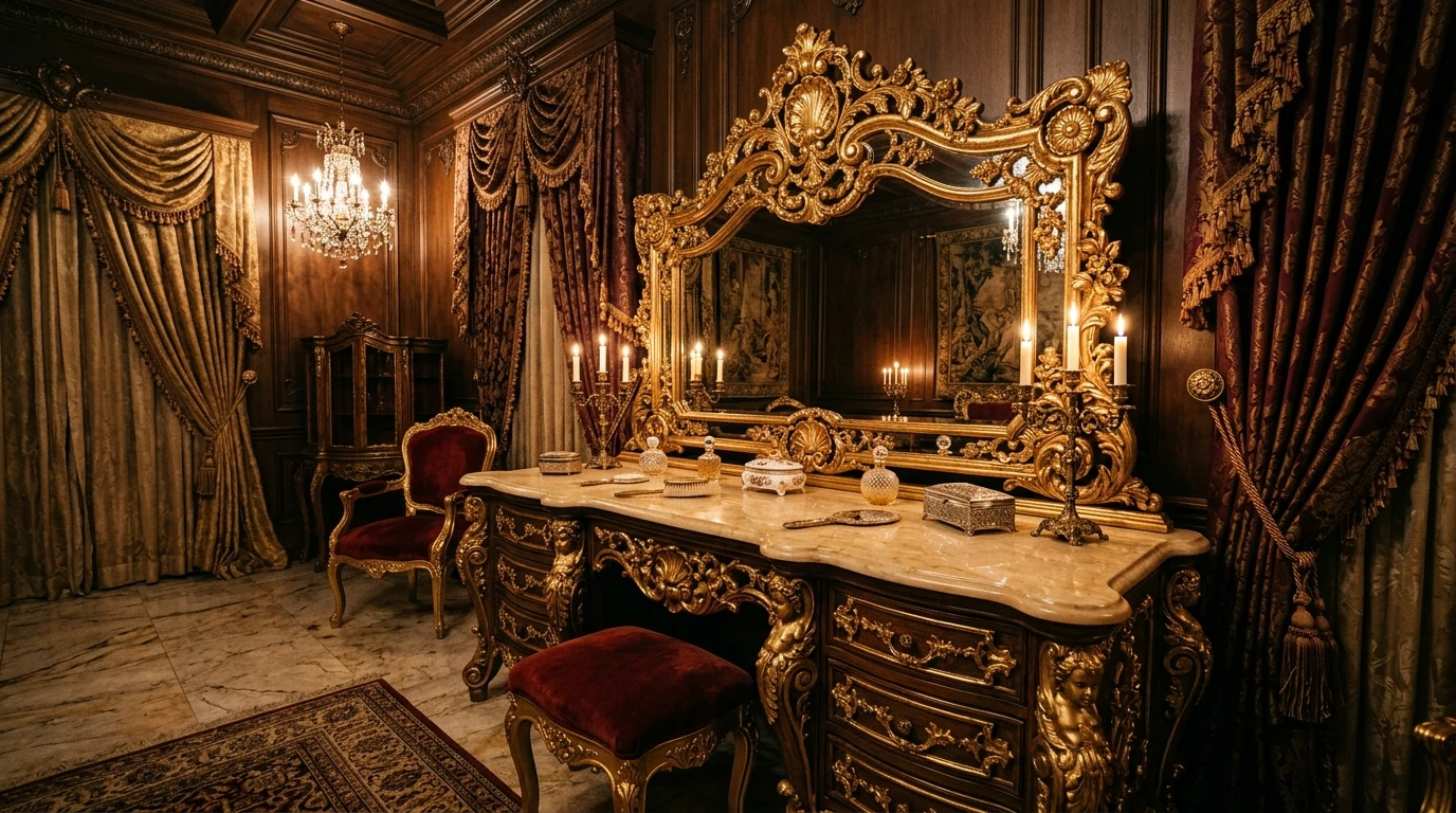 Vintage vanity idea 6