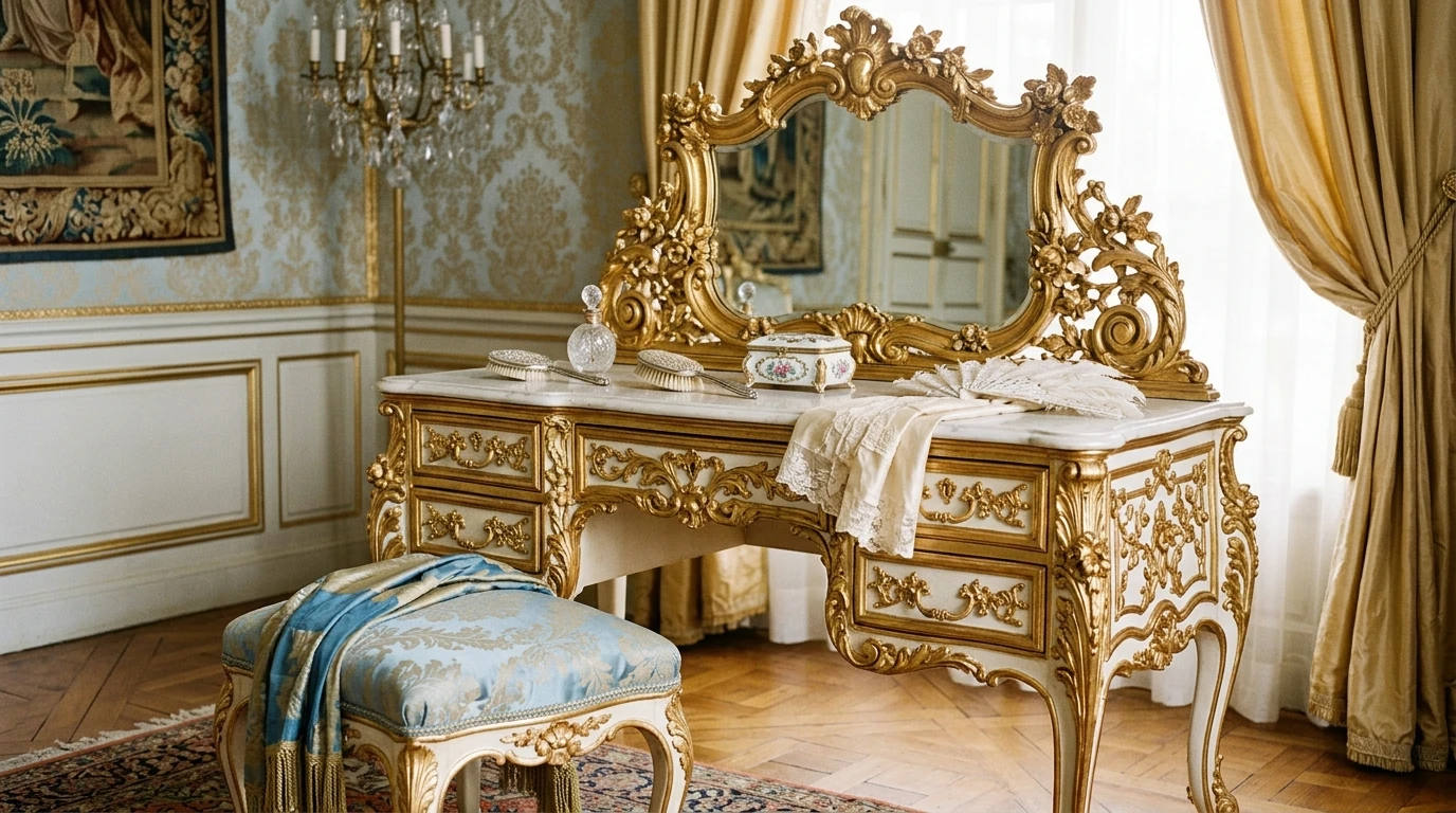 Vintage vanity idea 10