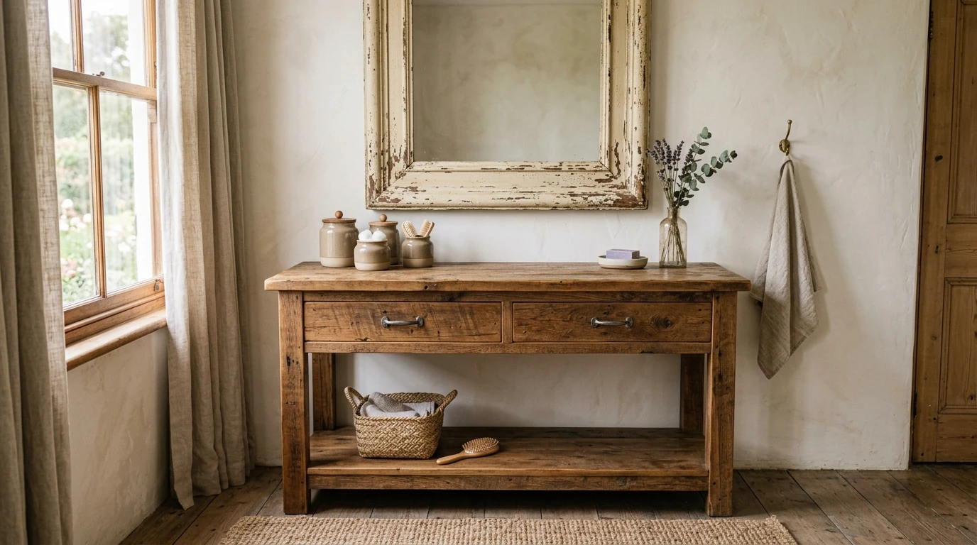 Vintage vanity idea 11