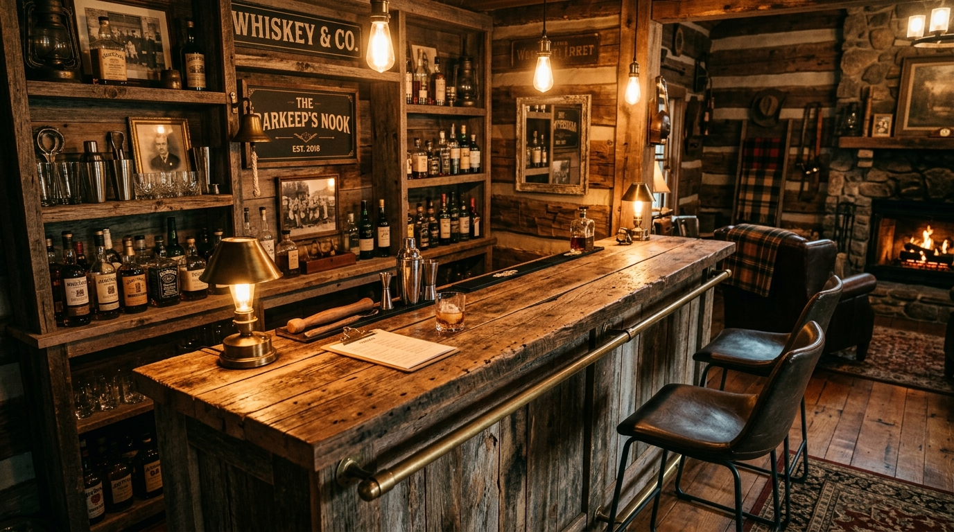 Chic Home Bar Setup Ideas for Stylish Entertaining idea 7