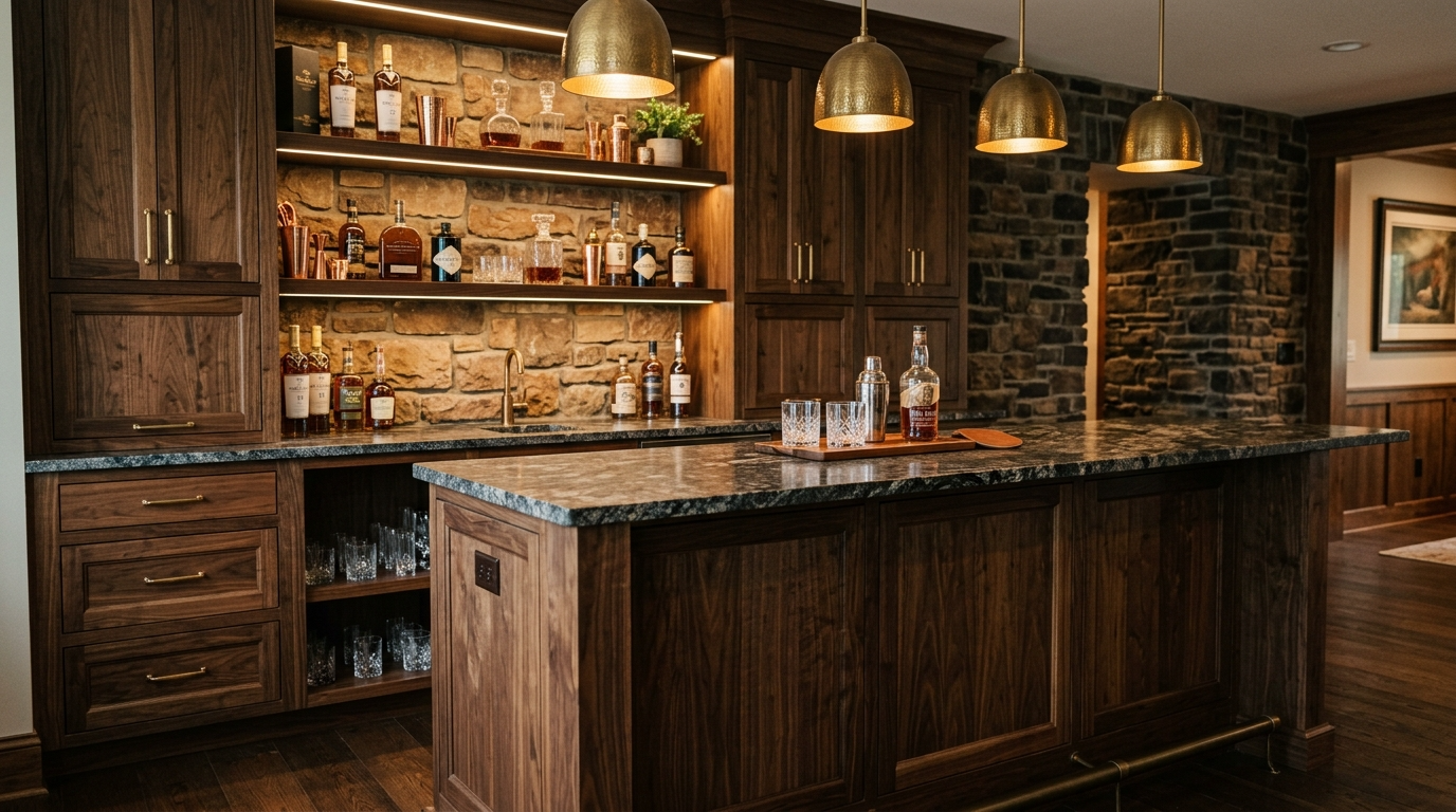 Chic Home Bar Setup Ideas for Stylish Entertaining idea 11