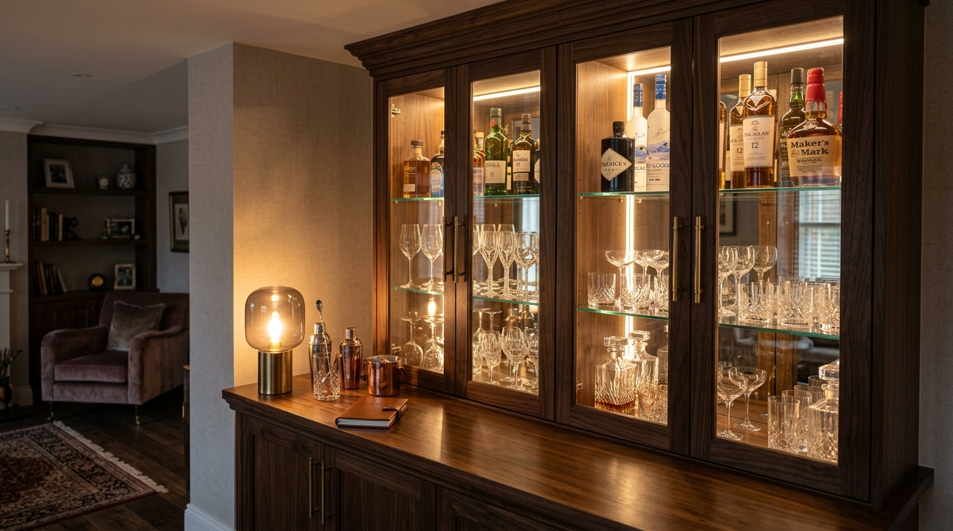 Chic Home Bar Setup Ideas for Stylish Entertaining idea 12