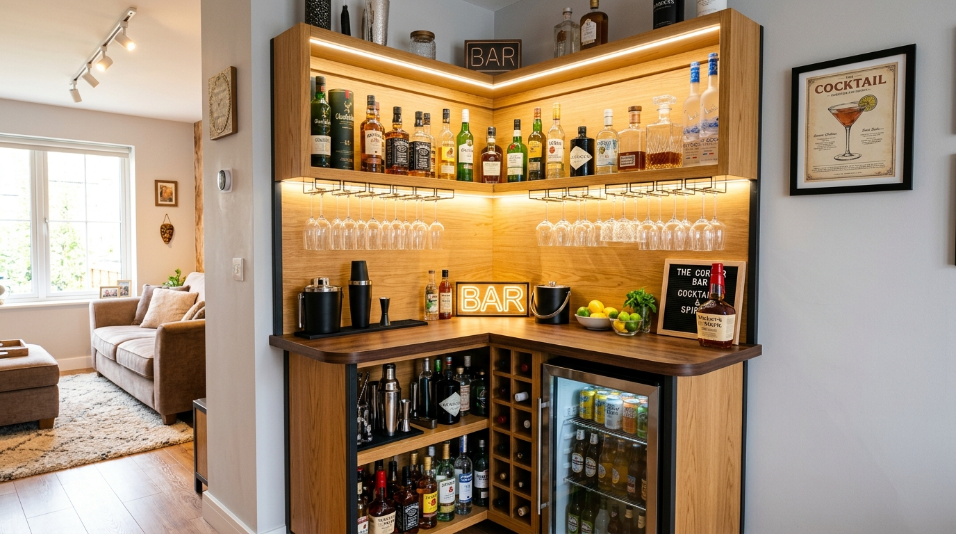 Chic Home Bar Setup Ideas for Stylish Entertaining idea 13