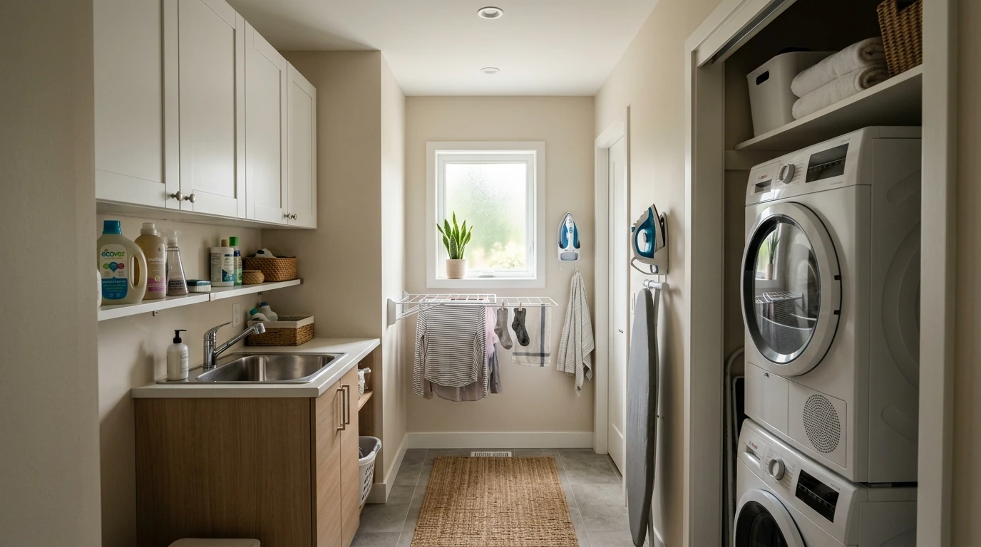 Narrow laundry room idea 2