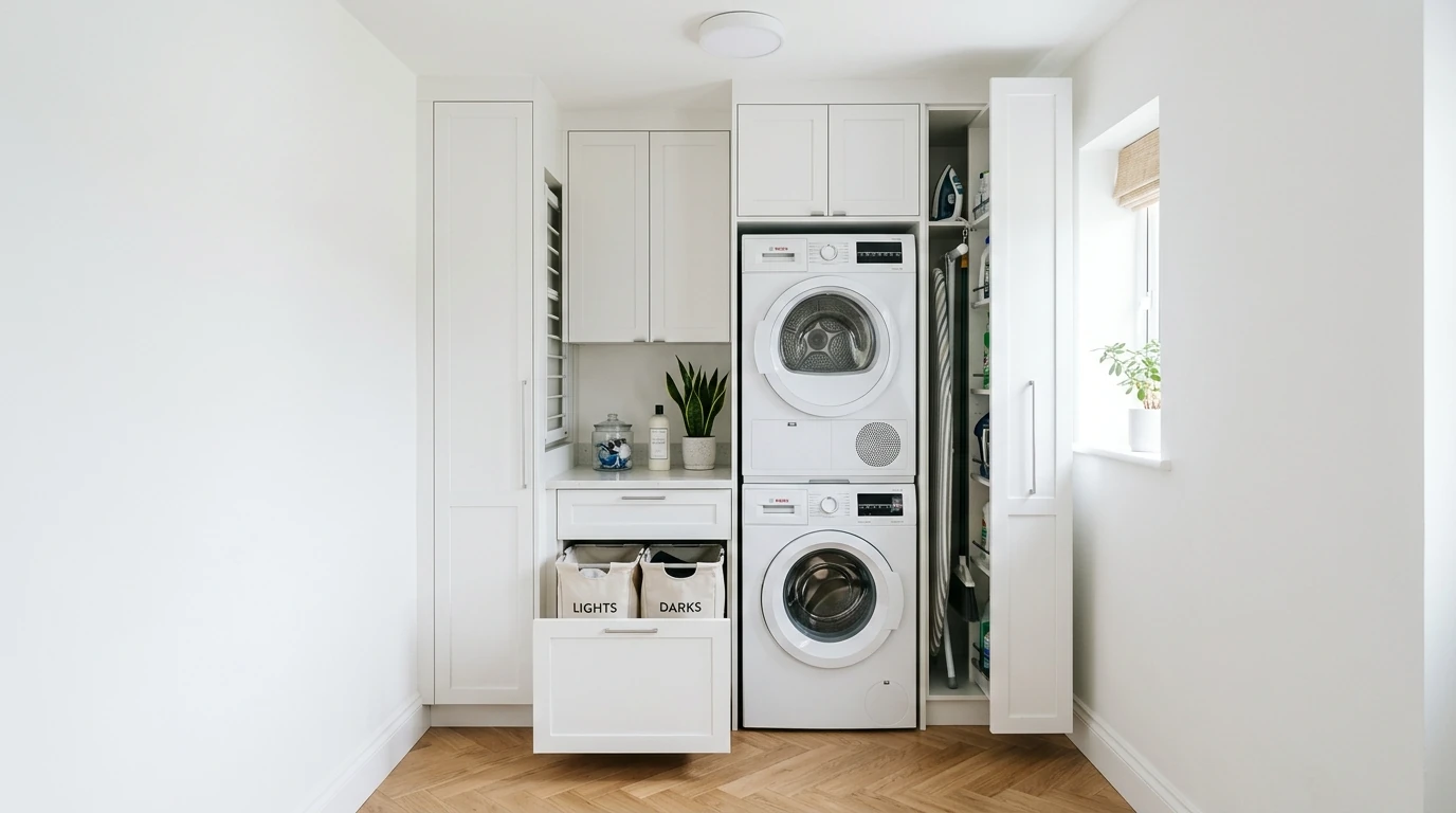 Narrow laundry room idea 4