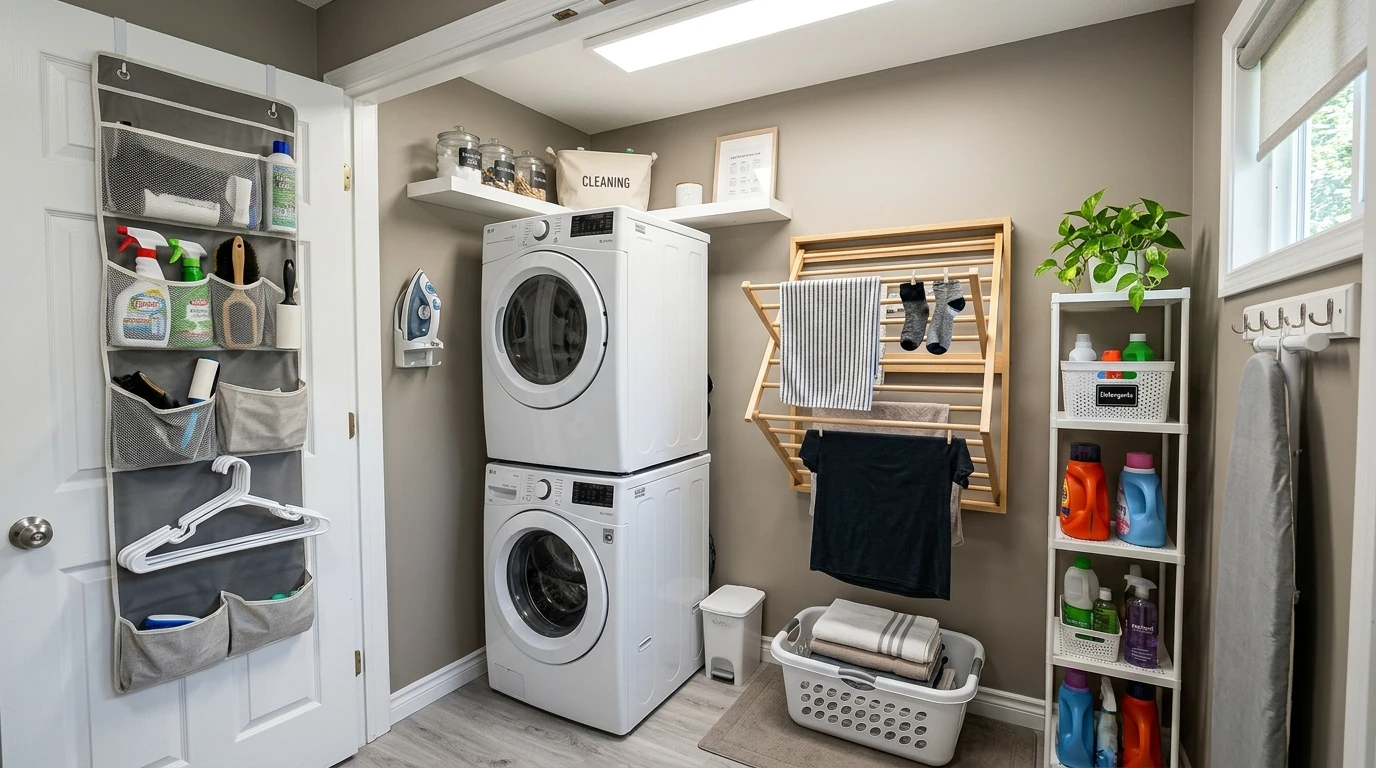 Narrow laundry room idea 12