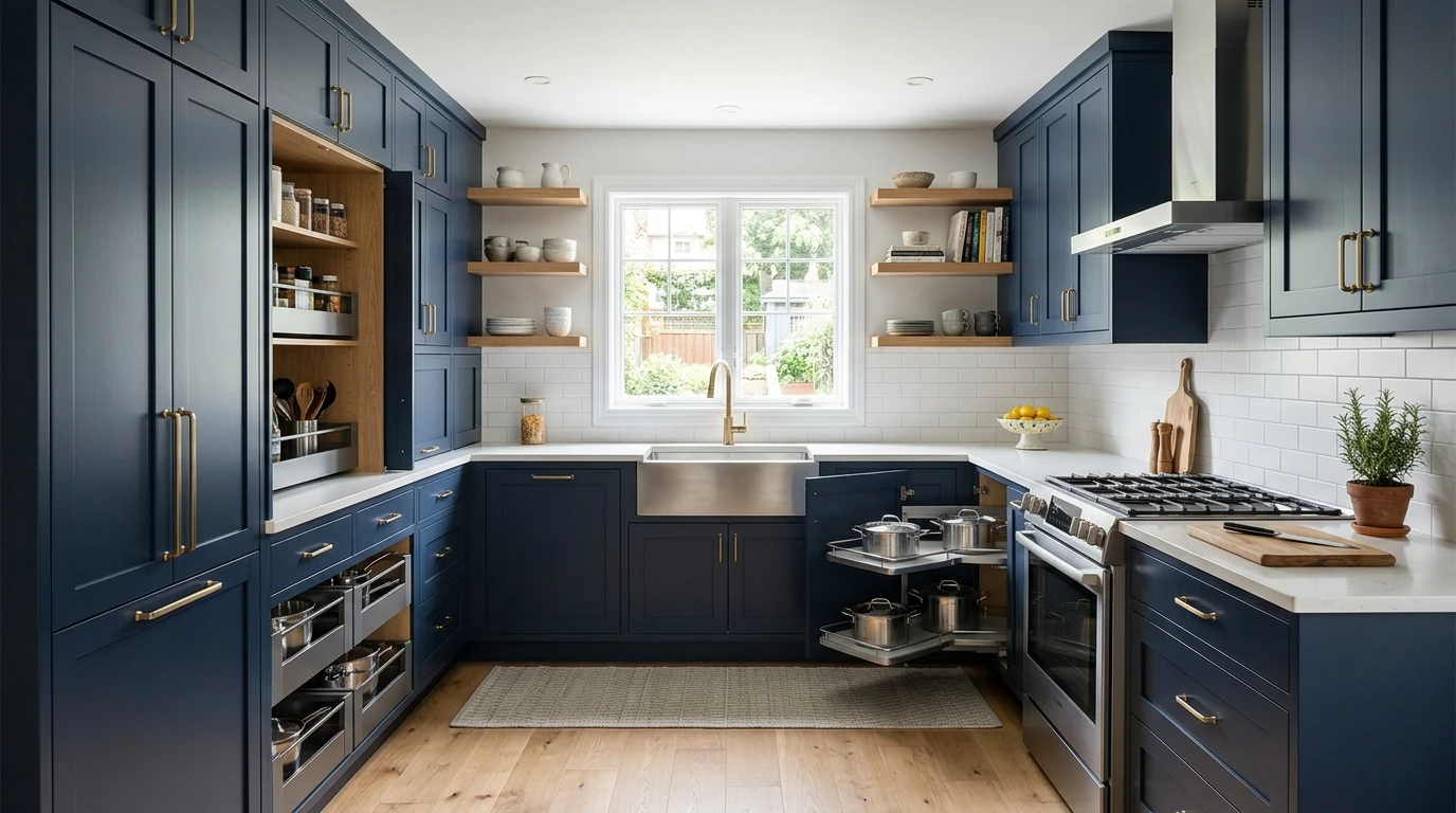13 Clever U-Shaped Kitchen Ideas for Maximum Storage and Style