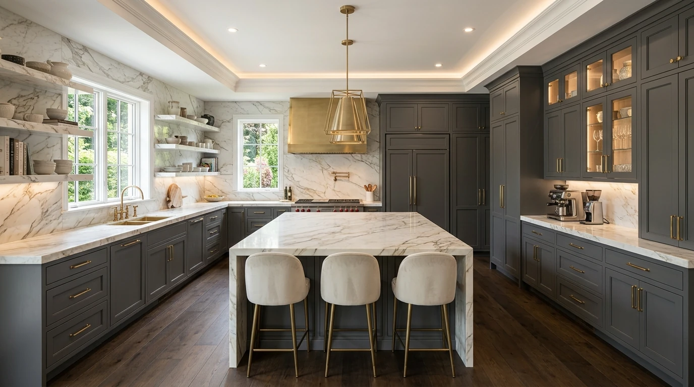 U-shaped kitchen idea 5