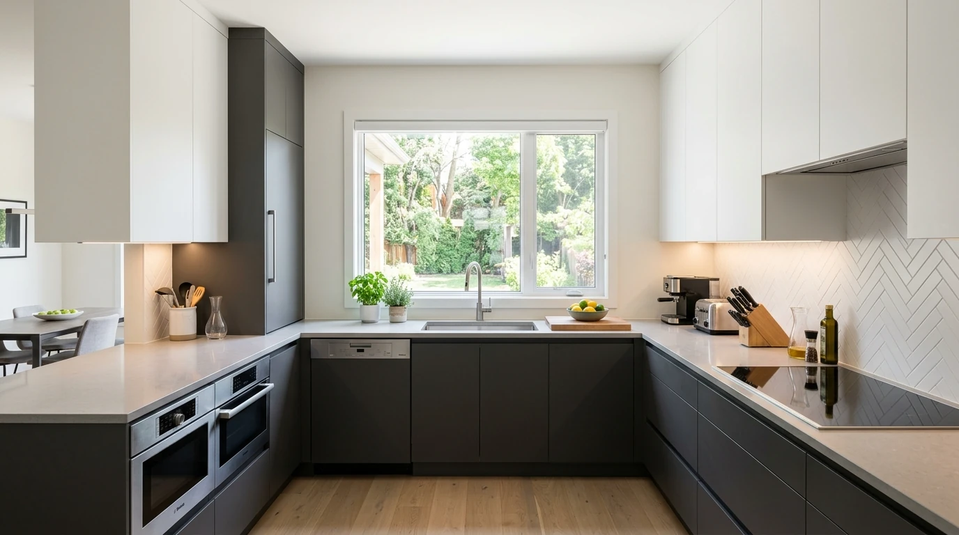 U-shaped kitchen idea 6