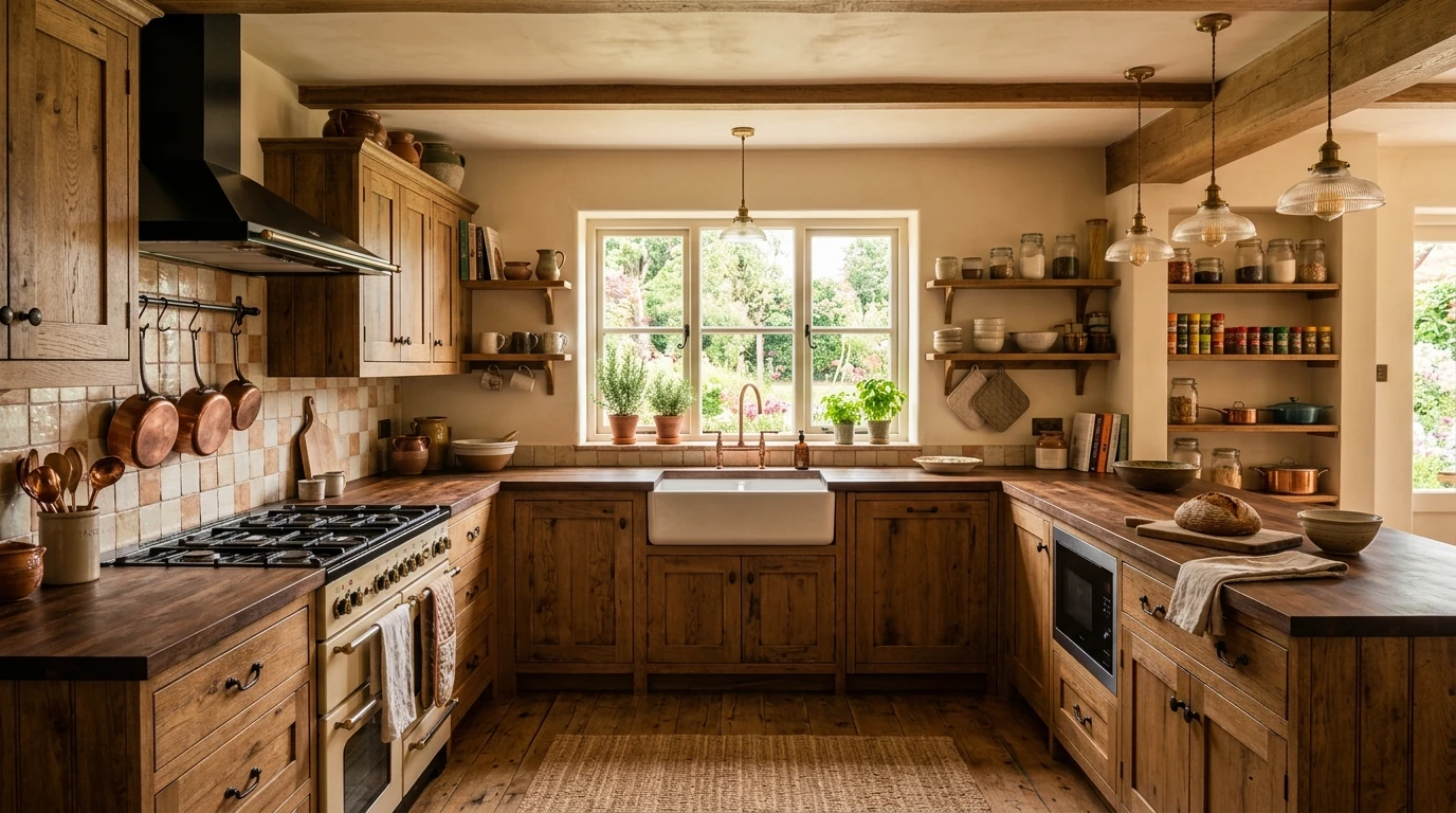 U-shaped kitchen idea 7