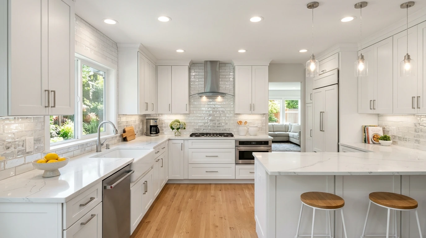 U-shaped kitchen idea 10