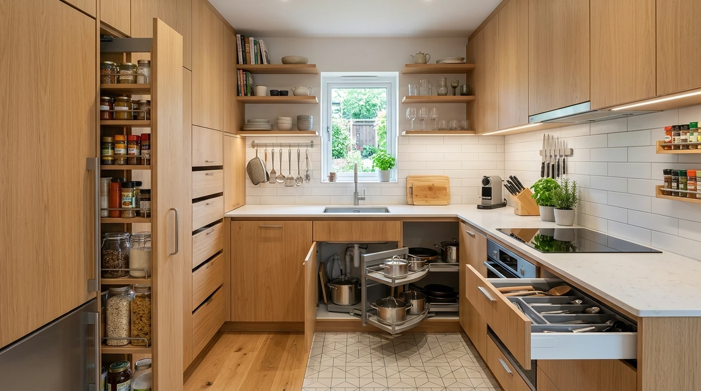 U-shaped kitchen idea 12