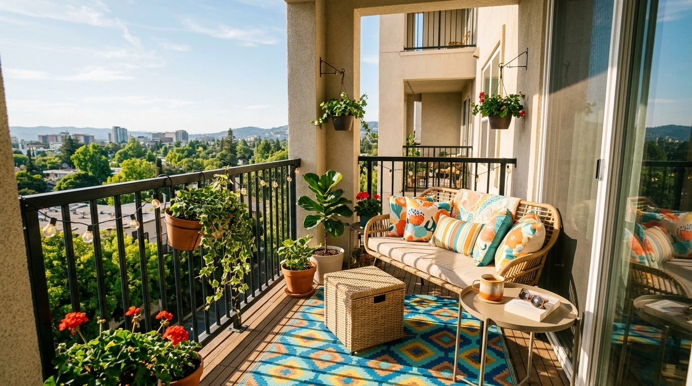 Cozy Balcony Decor Ideas for Small Outdoor Spaces idea 12