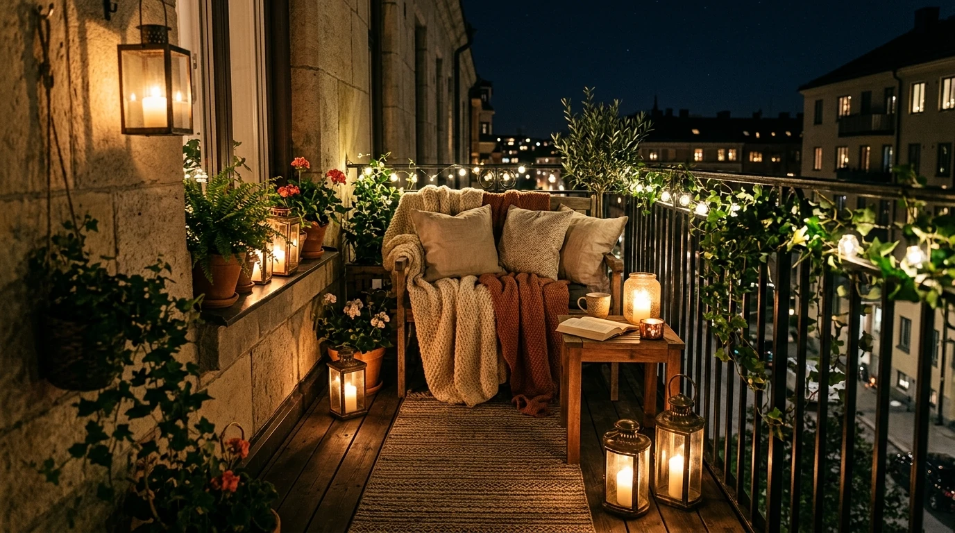 Cozy Balcony Decor Ideas for Small Outdoor Spaces idea 14