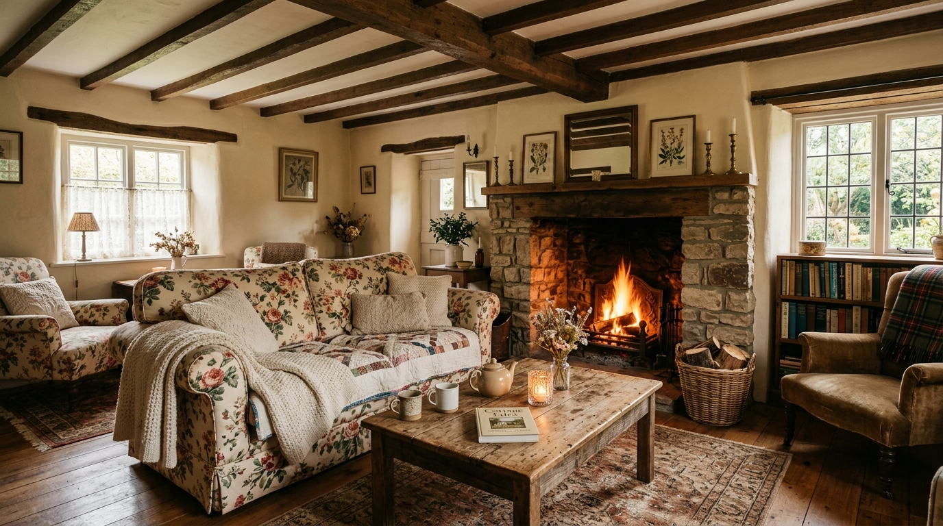 15 Cozy Cottage Living Room Ideas with Charming Character