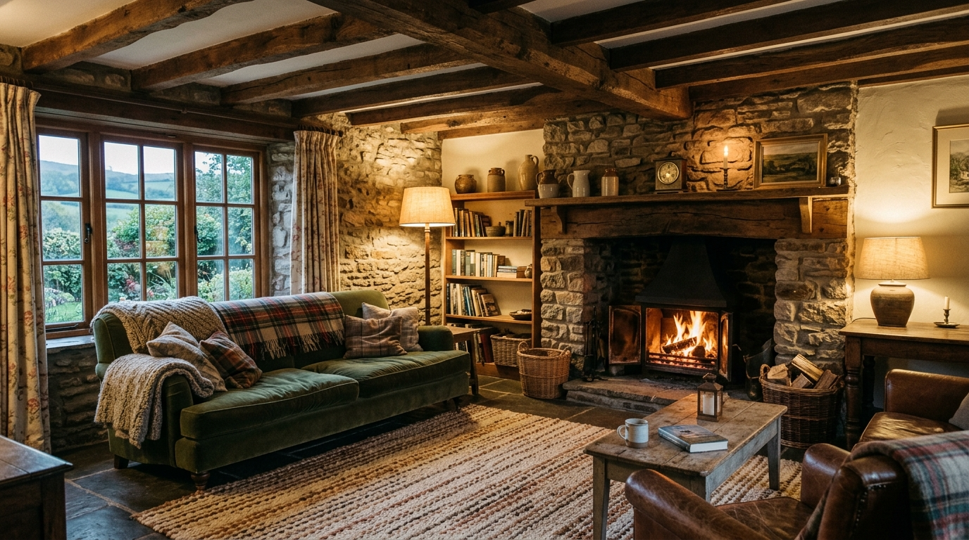 Cozy Cottage Living Room Ideas with Charming Character idea 3