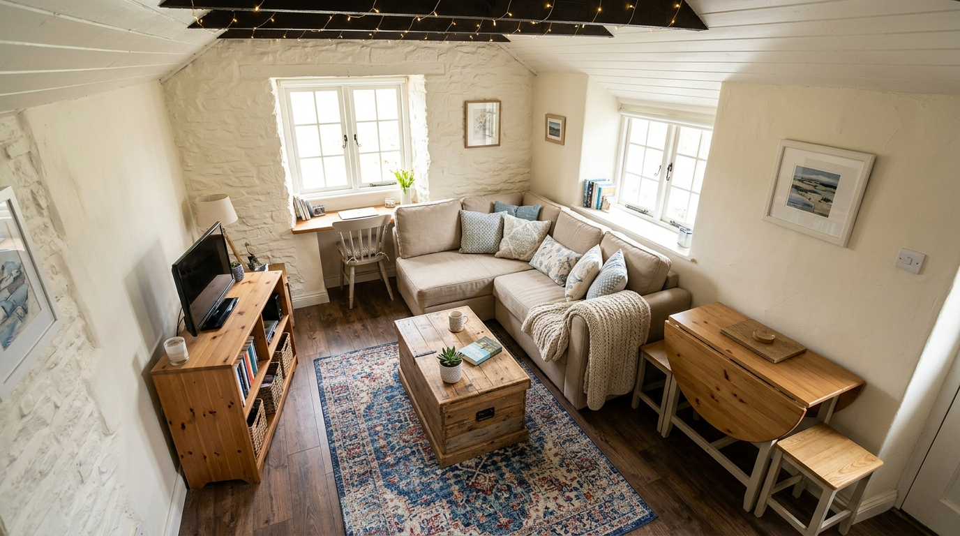 Cozy Cottage Living Room Ideas with Charming Character idea 6