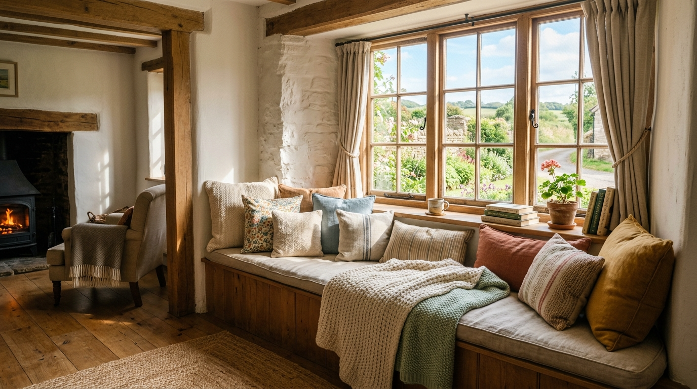 Cozy Cottage Living Room Ideas with Charming Character idea 10