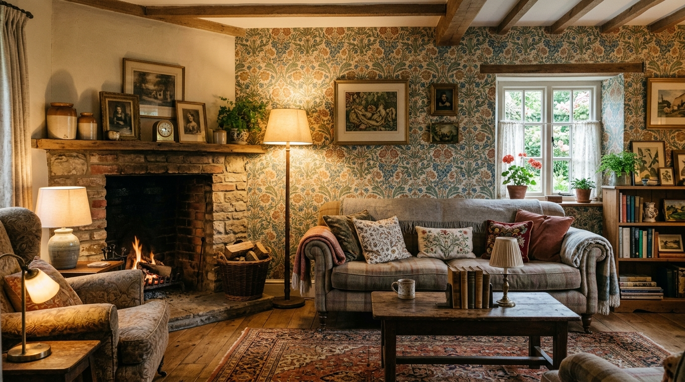 Cozy Cottage Living Room Ideas with Charming Character idea 14