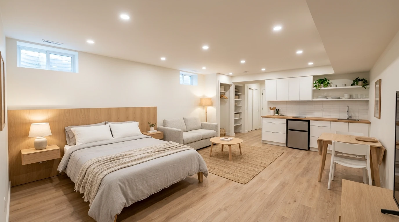 Creative Basement Remodel Ideas for Extra Living Space idea 9