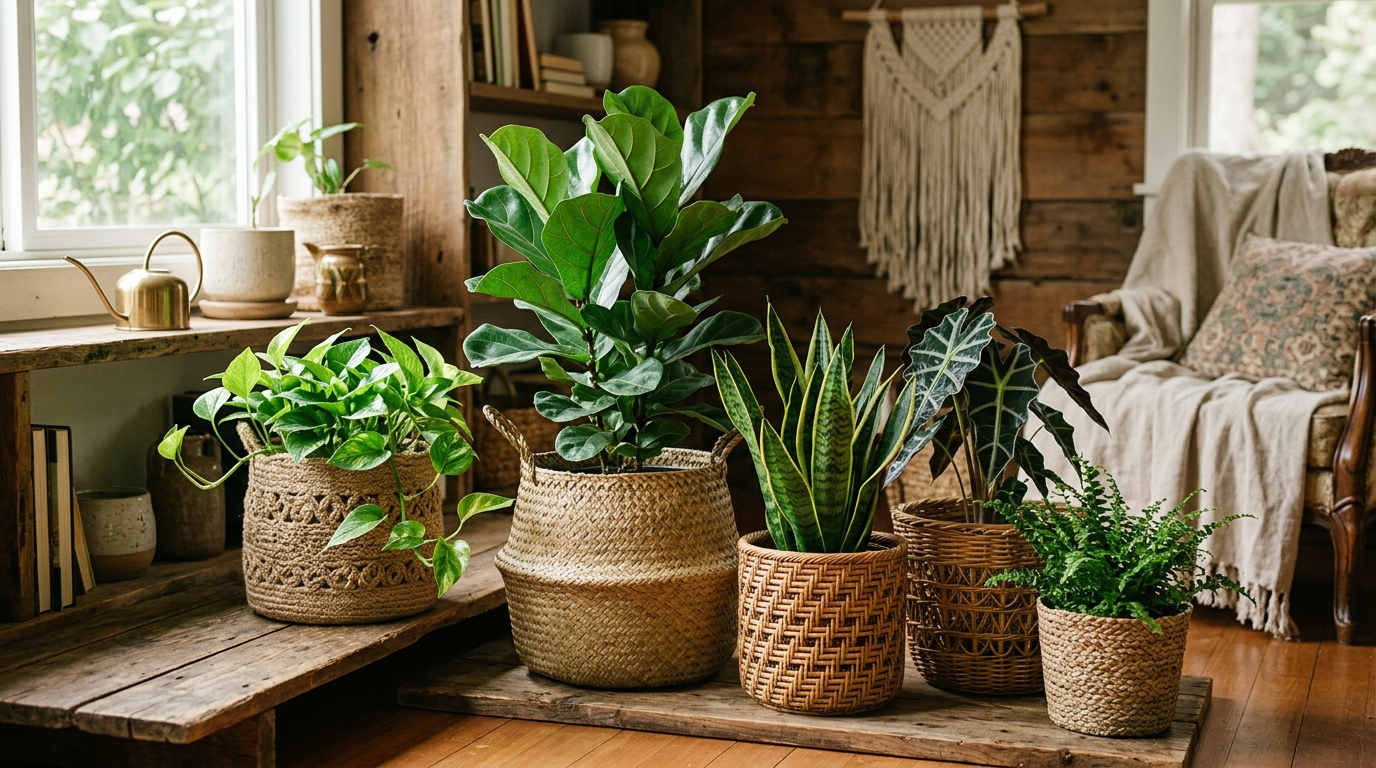 Creative Indoor Plant Decor Ideas for Fresh Interiors idea 12