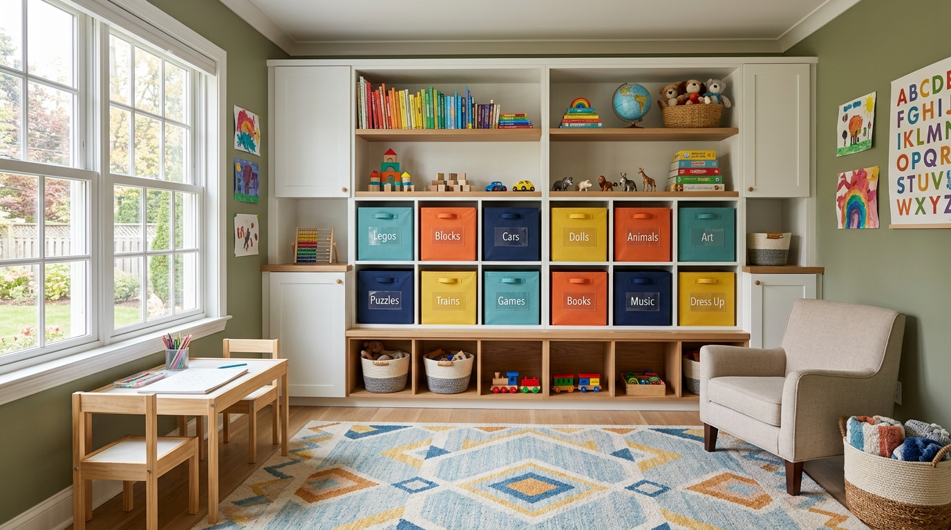 Creative Kids Playroom Ideas for Fun and Function idea 2