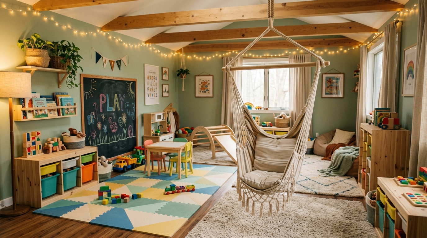 Creative Kids Playroom Ideas for Fun and Function idea 11