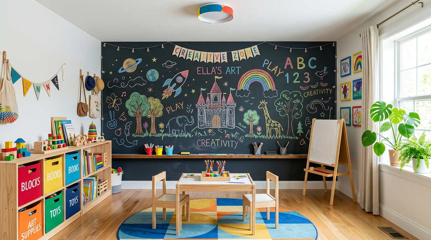Creative Kids Playroom Ideas for Fun and Function idea 12