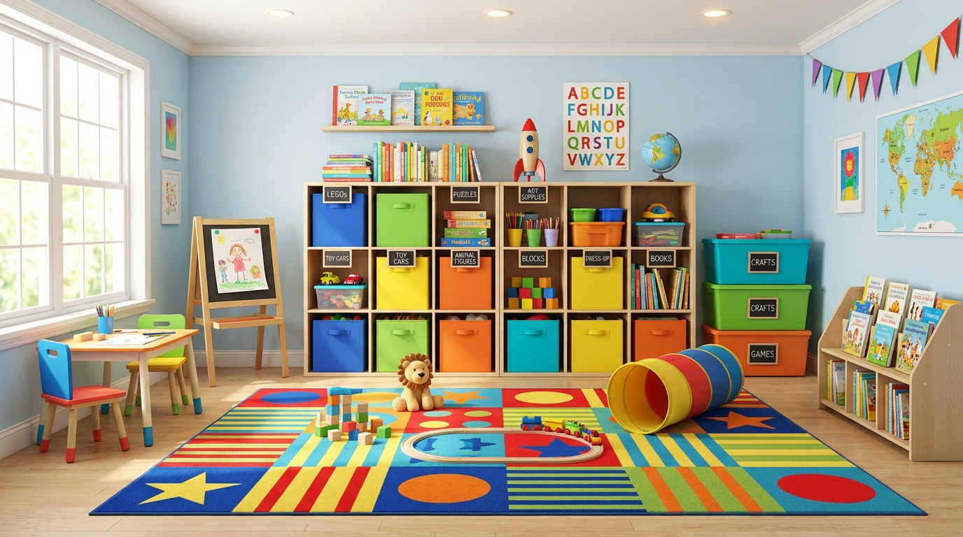 Creative Kids Playroom Ideas for Fun and Function idea 15