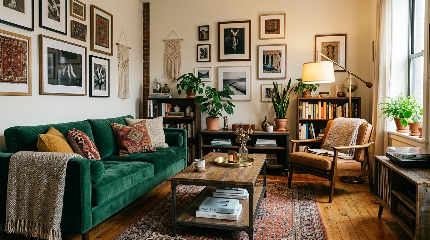 Modern eclectic apartment idea 2